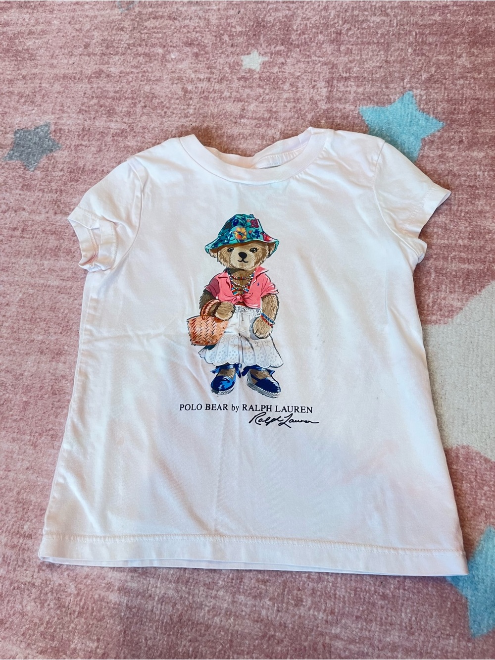 Polo by Ralph Lauren pink Tee with Polo Bear Graphic